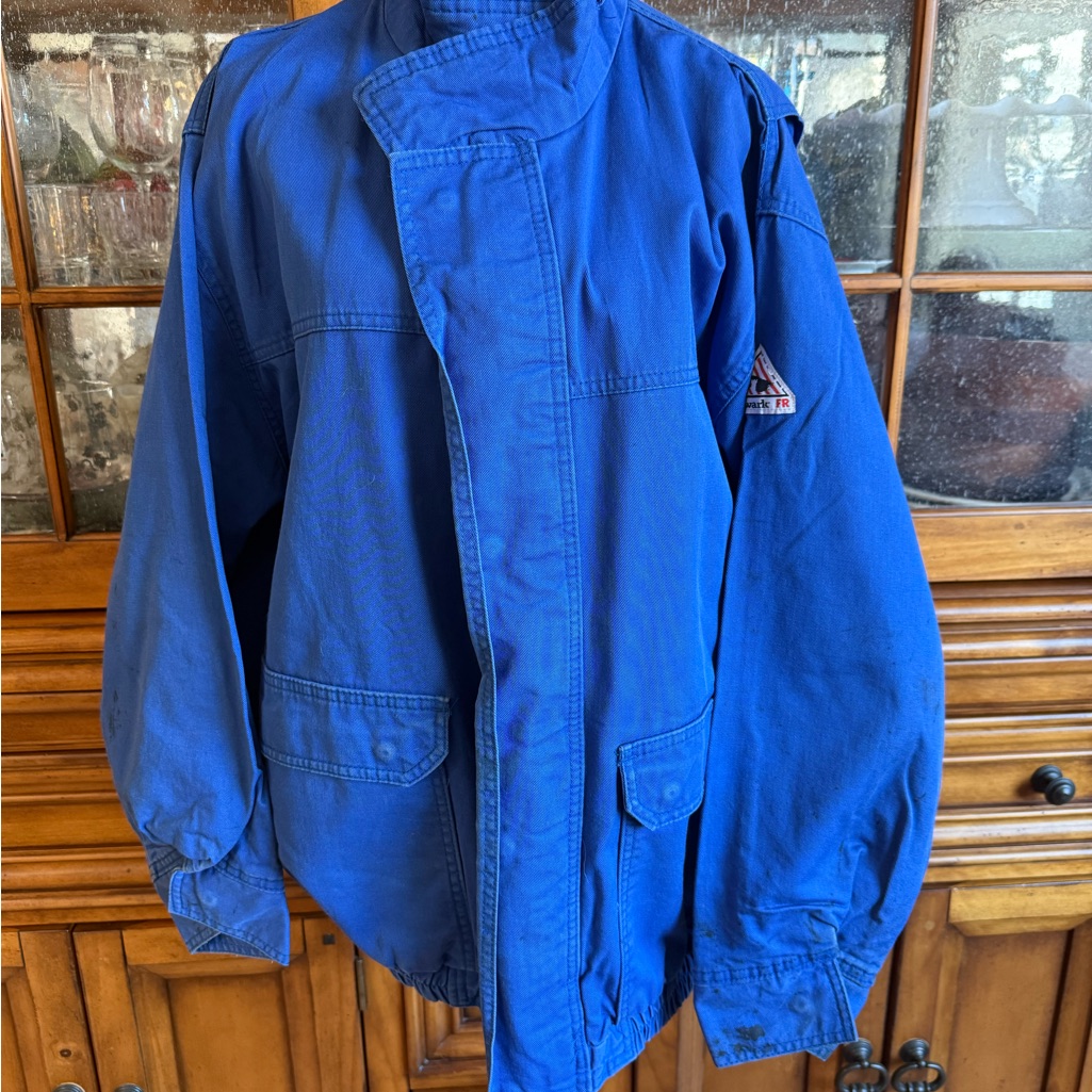 Men's Flame Retardant Jacket In Royal Blue